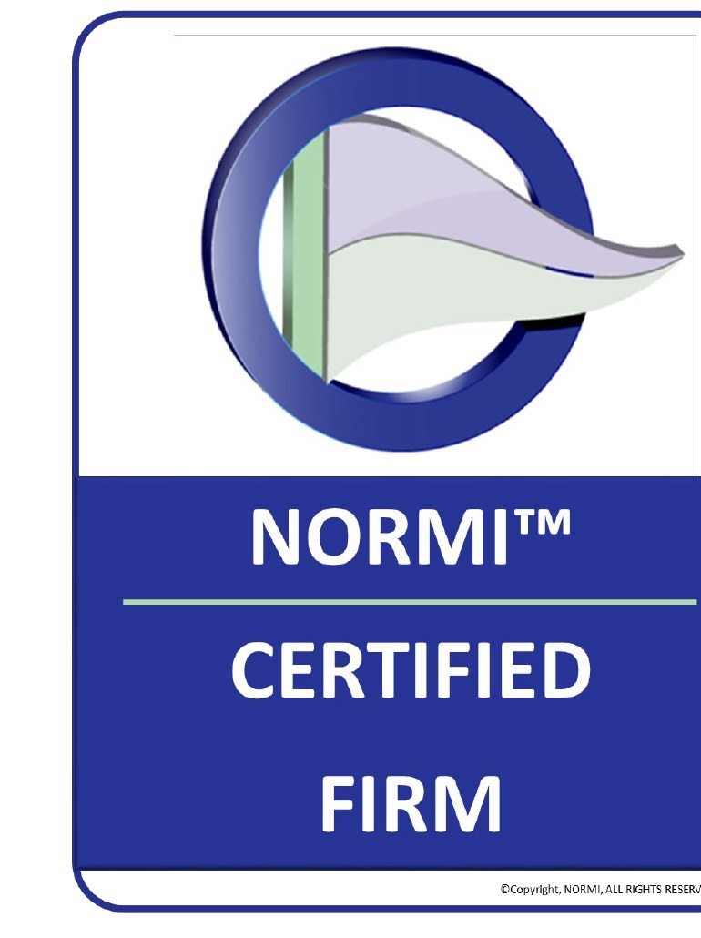 NORMI Certified Firm badge for Gulfstream Restoration